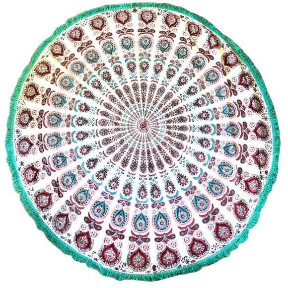 Gypsy 05 Paisley Boho Beach Roundie - Picture 8 of 14